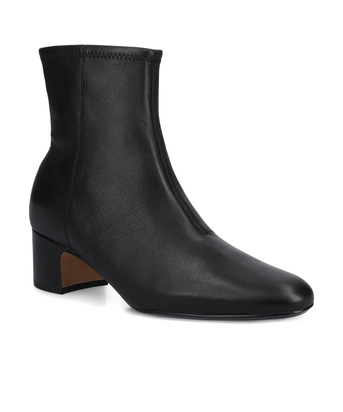 The Starling 50 Bootie - Black Stretch Leather