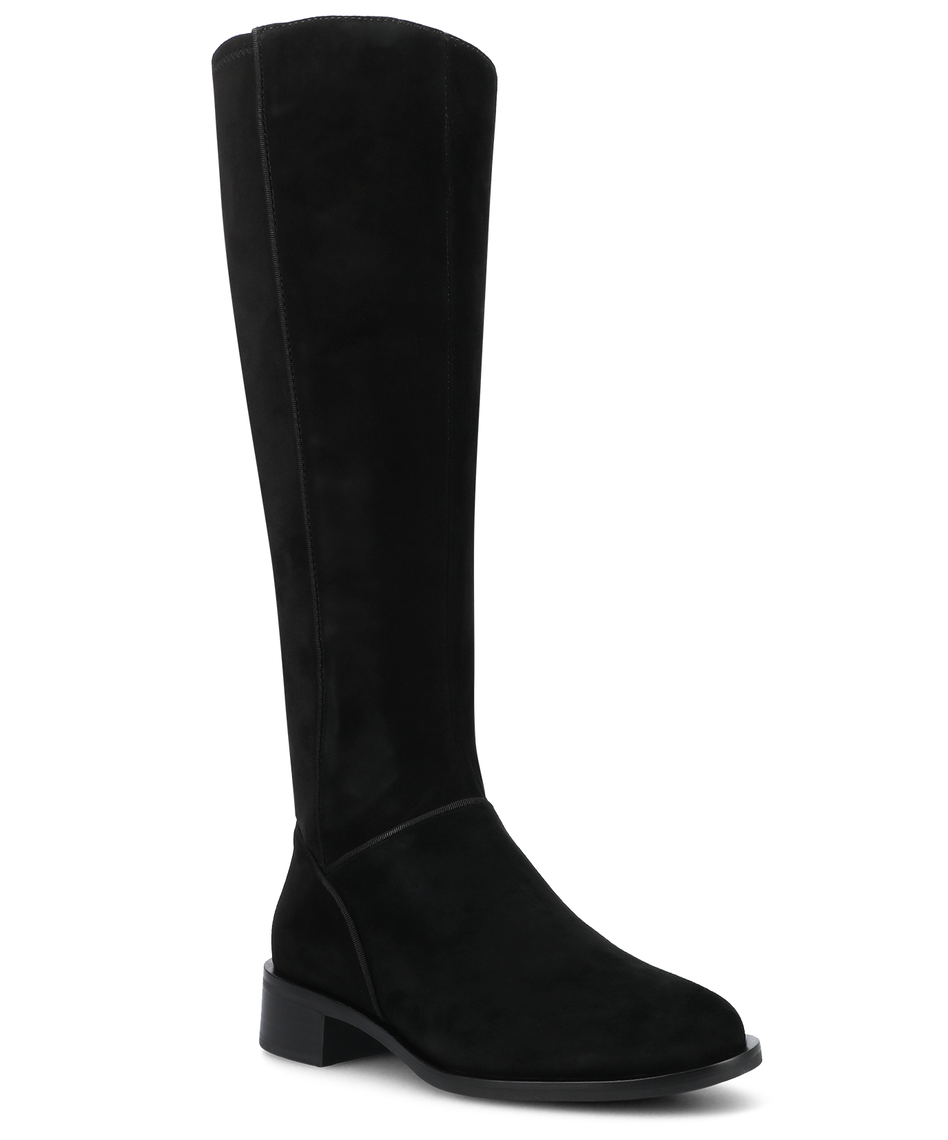 The Starling Tall Boot - Black Suede