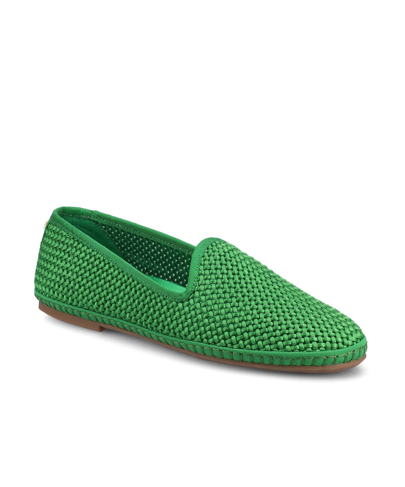 The Heron - Kelly Green Woven Satin