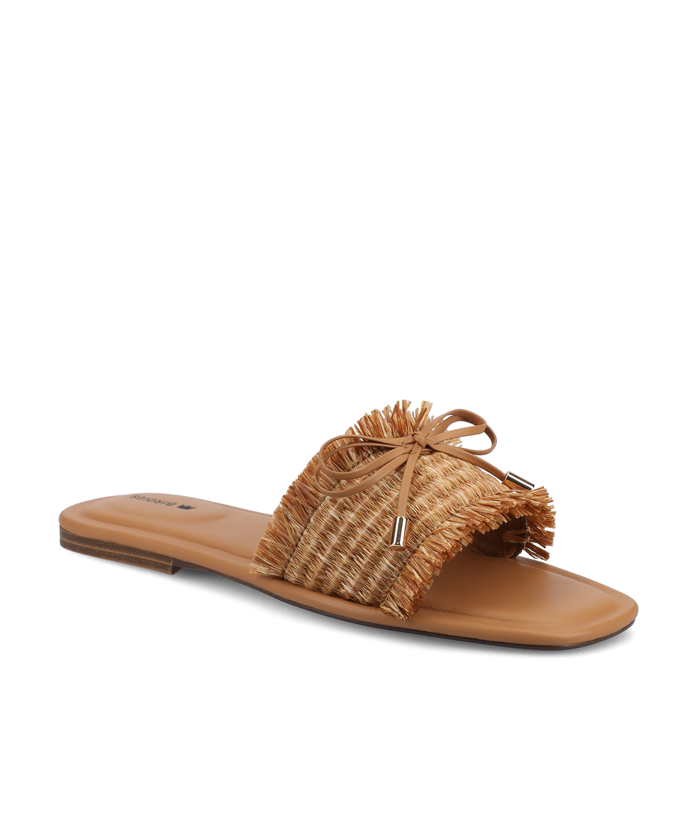 The Kiwi Bow - Tan Raffia