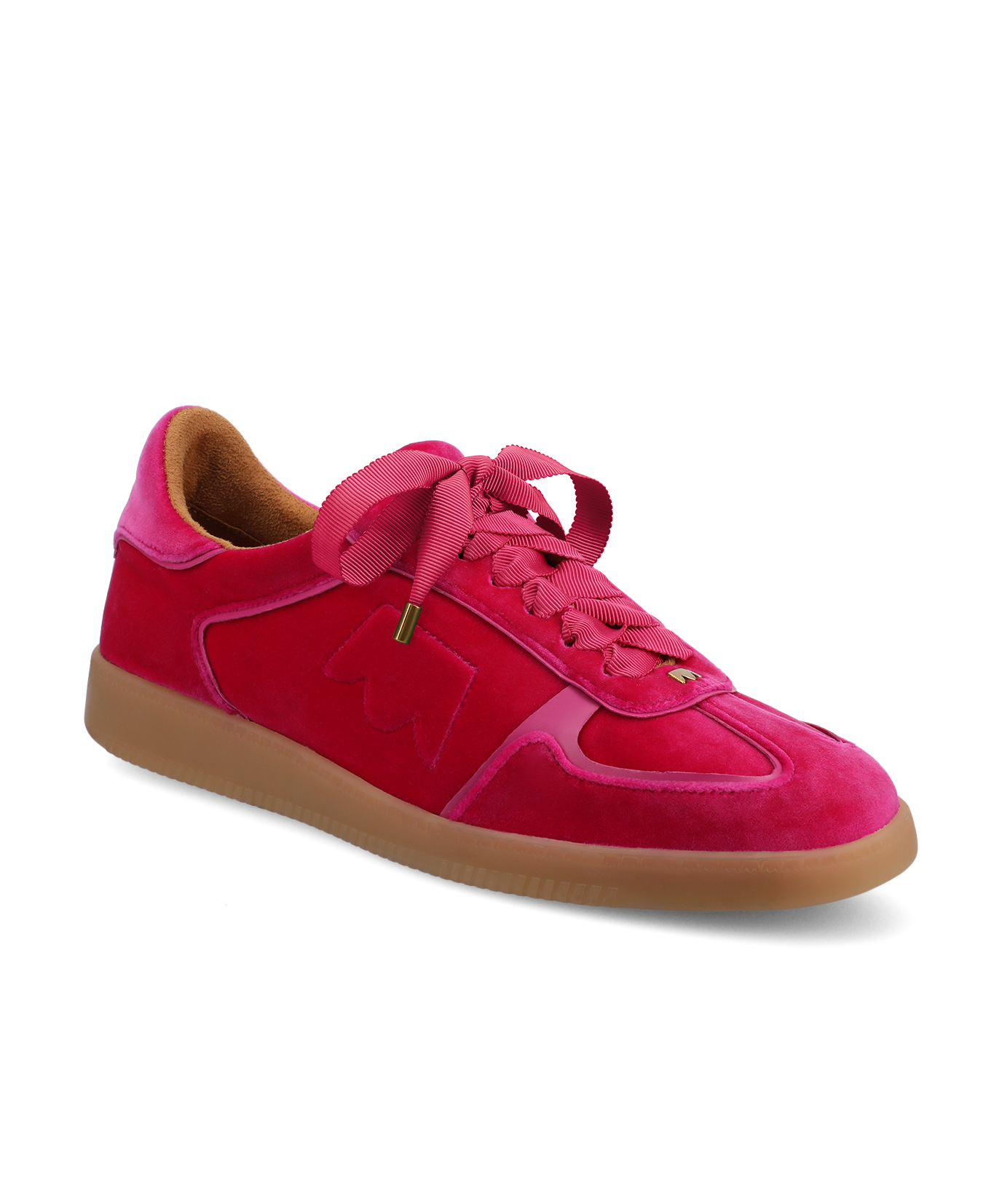 The Jay Sneaker - Hot Pink Velvet